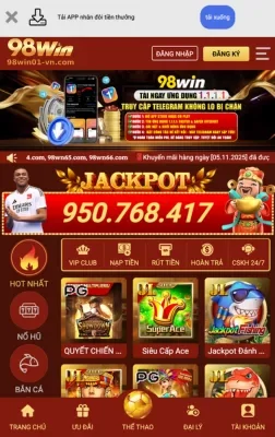 TẢI APP 98WIN01